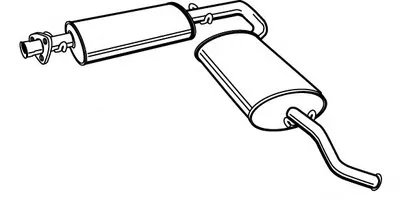 Глушитель выхлопных газов конечный WALKER купить