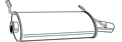 Глушитель выхлопных газов конечный WALKER купить