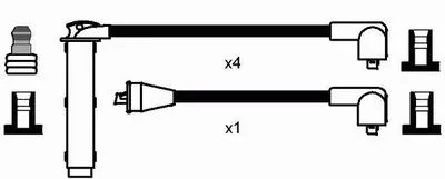 Комплект проводов зажигания NGK купить