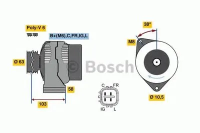 Генератор BOSCH купить