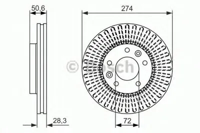 Тормозной диск BOSCH купить