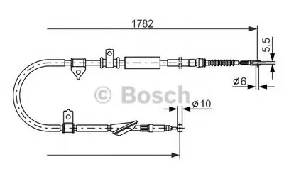 Трос, стояночная тормозная система BOSCH купить