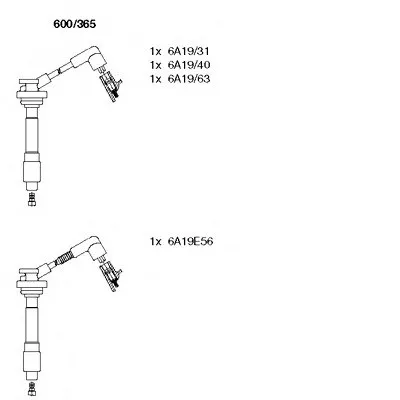 Комплект проводов зажигания BREMI купить