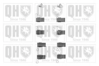 Комплектующие, колодки дискового тормоза QUINTON HAZELL купить