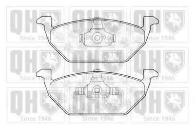 Комплект тормозных колодок, дисковый тормоз QUINTON HAZELL купить
