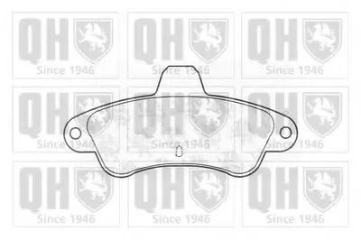 Комплект тормозных колодок, дисковый тормоз QUINTON HAZELL купить
