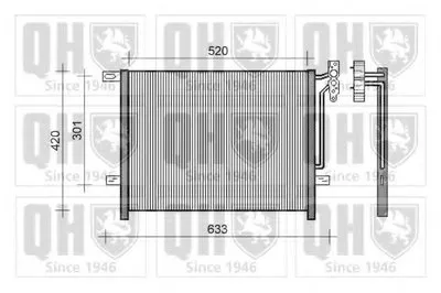 Конденсатор, кондиционер QUINTON HAZELL купить