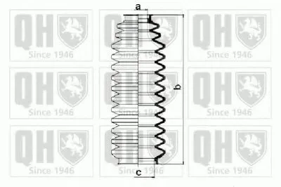 Комплект пылника, рулевое управление QUINTON HAZELL купить