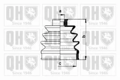 Комплект пылника, приводной вал QUINTON HAZELL купить
