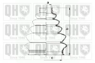 Комплект пылника, приводной вал QUINTON HAZELL купить