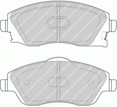 Комплект тормозных колодок, дисковый тормоз PREMIER FERODO купить