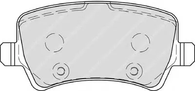 Комплект тормозных колодок, дисковый тормоз PREMIER FERODO купить