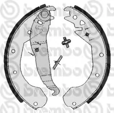 Комплект тормозных колодок BREMBO купить