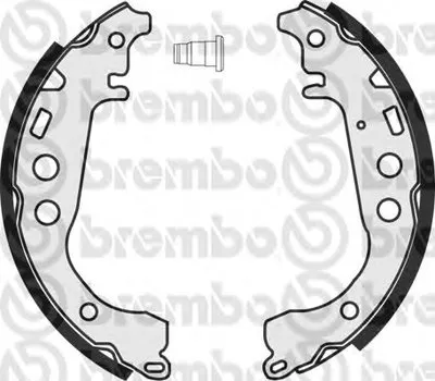 Комплект тормозных колодок BREMBO купить