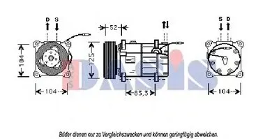 Компрессор, кондиционер AKS DASIS купить