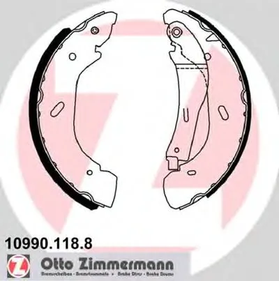 Комплект тормозных колодок ZIMMERMANN купить