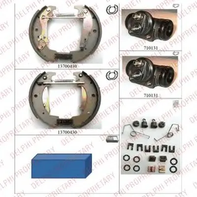 Комплект тормозных колодок DELPHI купить