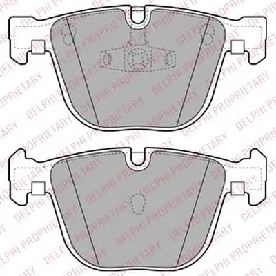 Комплект тормозных колодок, дисковый тормоз DELPHI купить