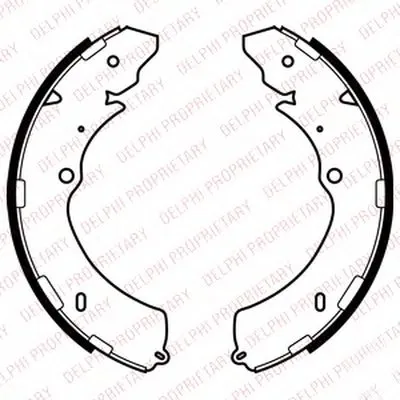 Комплект тормозных колодок DELPHI купить