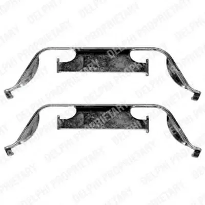 Комплектующие, колодки дискового тормоза DELPHI купить