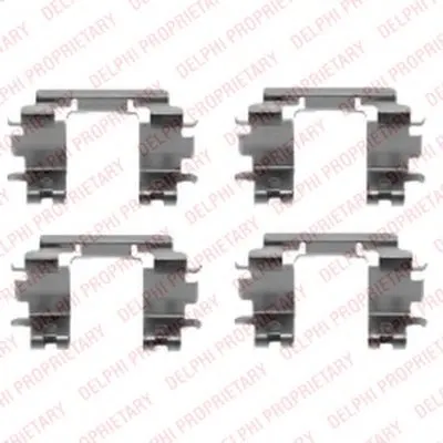 Комплектующие, колодки дискового тормоза DELPHI купить