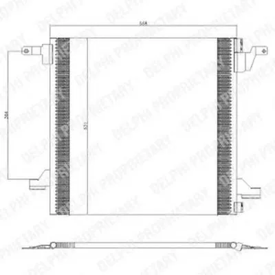 Конденсатор, кондиционер DELPHI купить