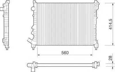 Радиатор, охлаждение двигателя MAGNETI MARELLI купить