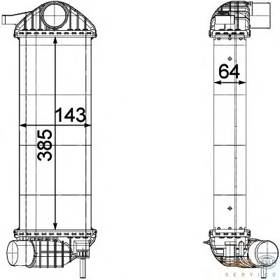 Интеркулер BEHR HELLA SERVICE купить