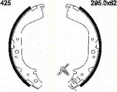 Комплект тормозных колодок TRISCAN купить