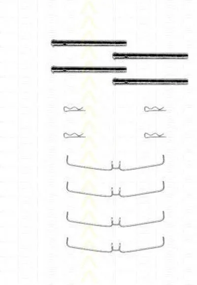 Комплектующие, колодки дискового тормоза TRISCAN купить