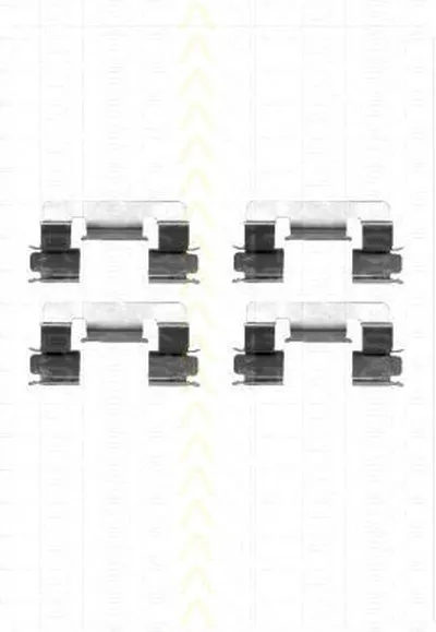 Комплектующие, колодки дискового тормоза TRISCAN купить