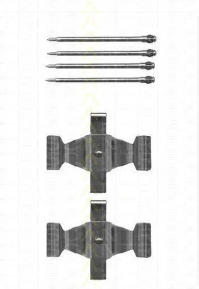 Комплектующие, колодки дискового тормоза TRISCAN купить