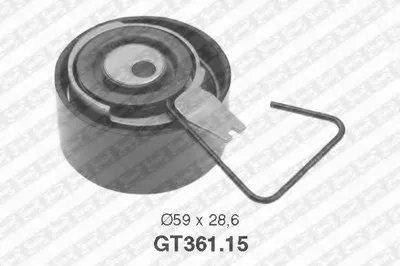 Натяжной ролик, ремень ГРМ SNR купить