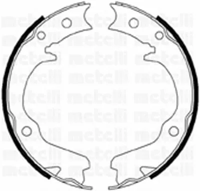 Комплект тормозных колодок, стояночная тормозная система METELLI купить