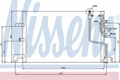 Конденсатор, кондиционер NISSENS купить