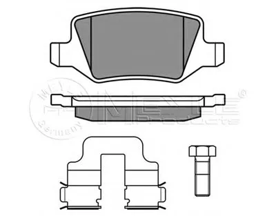 Комплект тормозных колодок, дисковый тормоз MEYLE купить