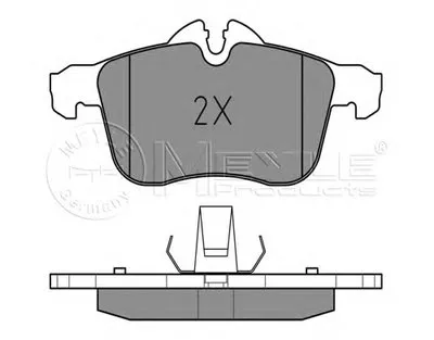 Комплект тормозных колодок, дисковый тормоз MEYLE купить