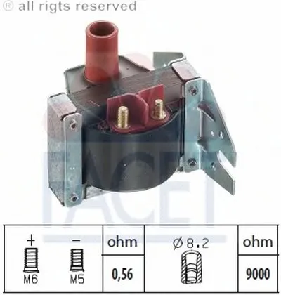 Катушка зажигания FACET купить