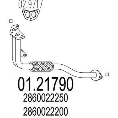 Труба выхлопного газа MTS купить