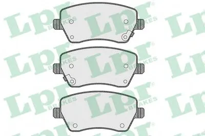 Комплект тормозных колодок, дисковый тормоз LPR купить