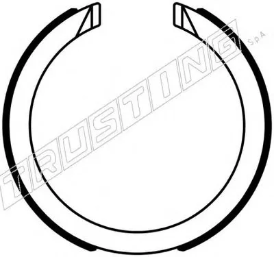 Комплект тормозных колодок, стояночная тормозная система TRUSTING купить