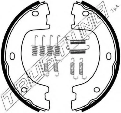 Комплект тормозных колодок, стояночная тормозная система TRUSTING купить