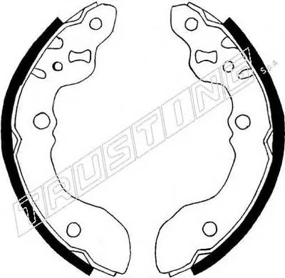 Комплект тормозных колодок TRUSTING купить