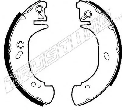 Комплект тормозных колодок REPARATION KIT TRUSTING купить