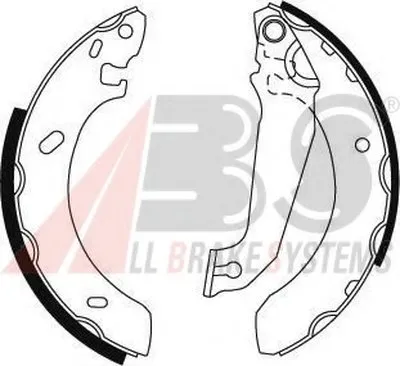 Комплект тормозных колодок A.B.S. купить