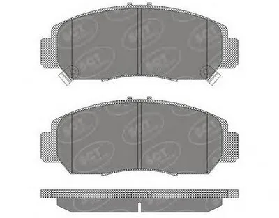 Комплект тормозных колодок, дисковый тормоз SCT Germany купить