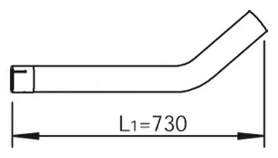 Труба выхлопного газа DINEX купить
