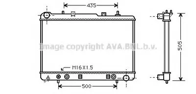 Радиатор, охлаждение двигателя AVA QUALITY COOLING купить
