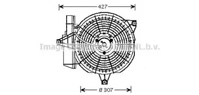 Вентилятор, охлаждение двигателя AVA QUALITY COOLING купить