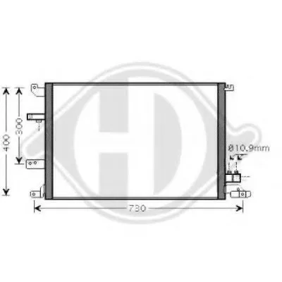 Конденсатор, кондиционер DIEDERICHS купить